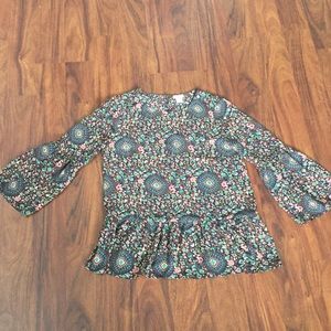 JCrew Colorful Top